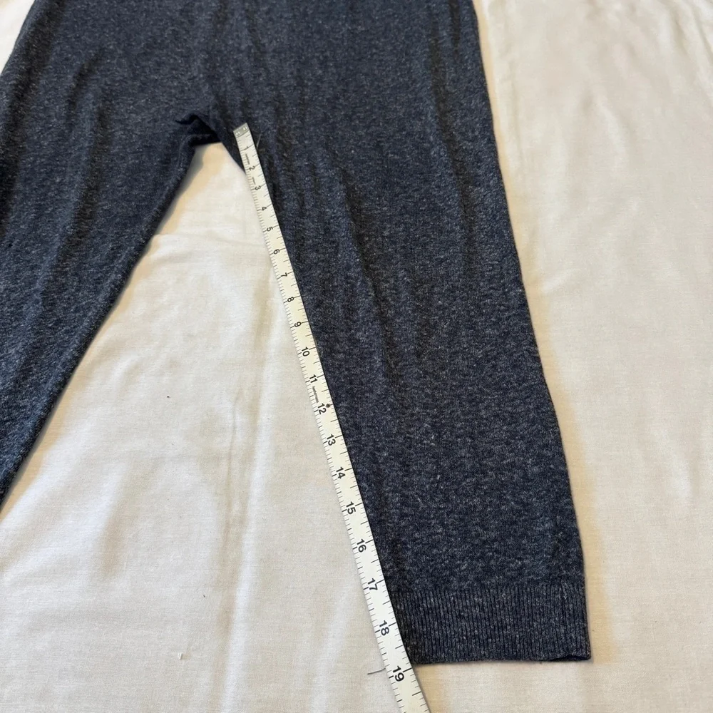 Zara Knit Medium Heather Blue Harem Jumpsuit ~ Sleeveless Casual Lounge